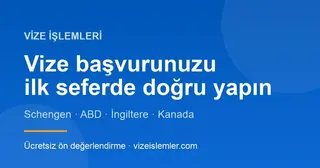 Vize işlemleri logosu