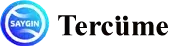 ÜMRANİYE SAYGIN TERCÜME logosu