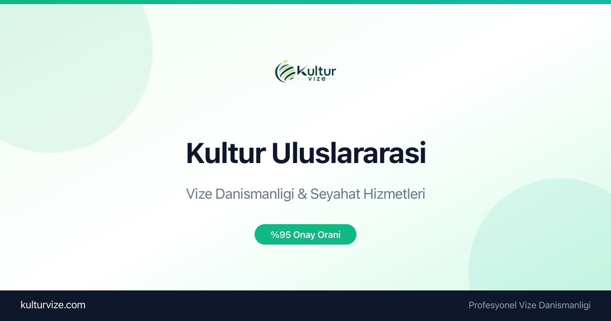 Kültür Uluslararası Vize Danışmanlık logosu